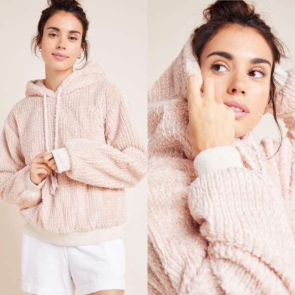 Saturday Sunday Anthropologie Pink/Rose Pullover Hoodie. Size S. P1250/A1726 - Picture 1 of 11